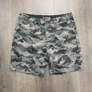 Good Good Golf Shorts Mens 38 Camouflage Performance Chino Stretch Preppy Resort